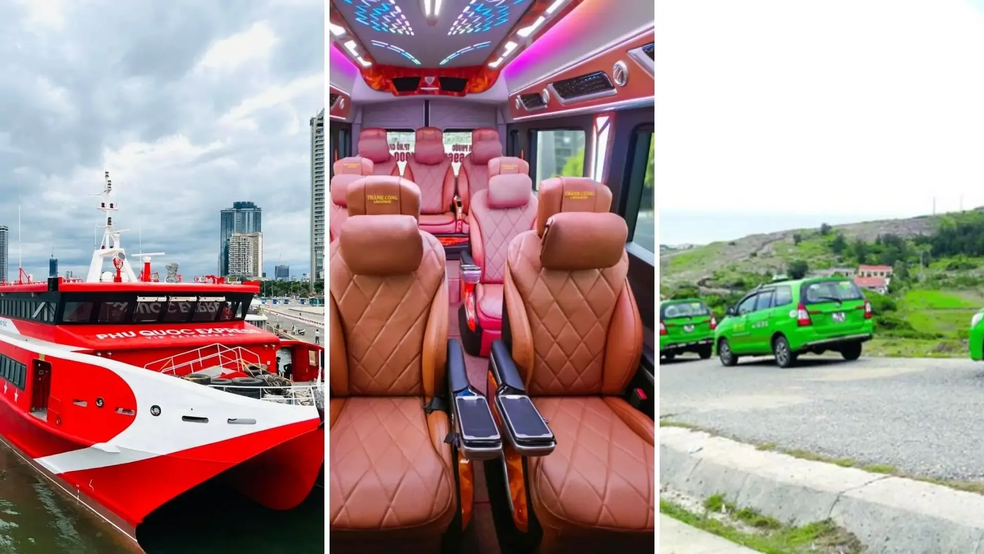 Các phương tiện đi đảo Lý Sơn