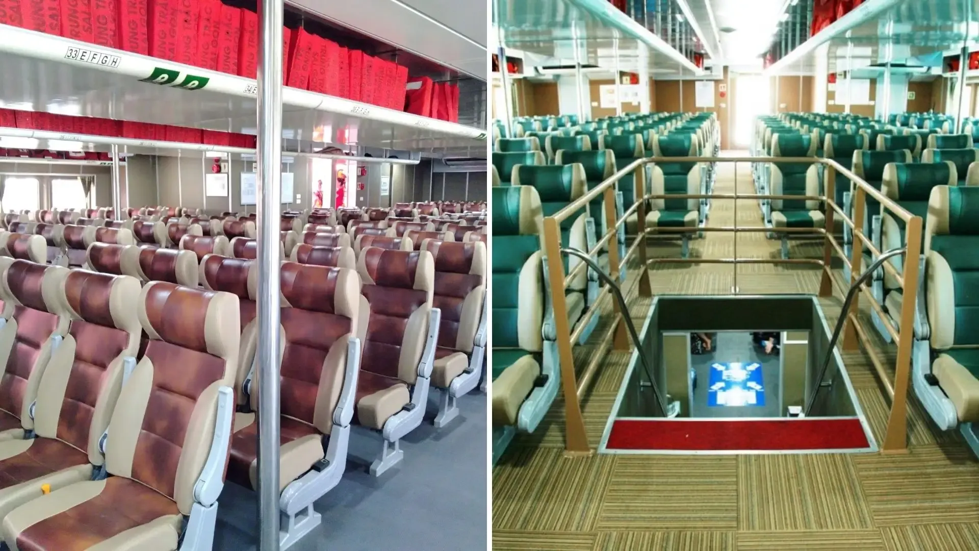 Nội thất tàu Phú Quốc Express đi Lý Sơn